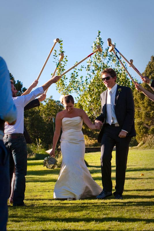 bride and groom entrance