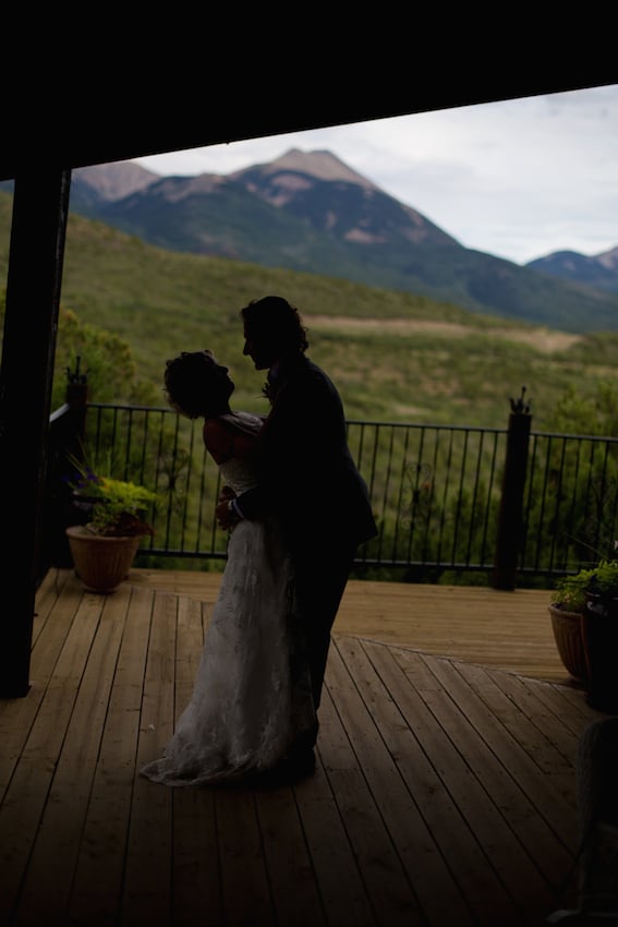 a dark image capture of a couple